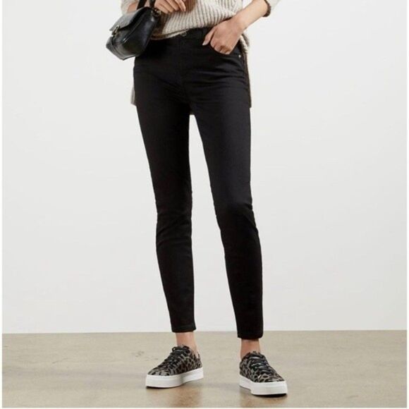 Ted Baker Alesias Black Classic Skinny High Rise Jeans US 25 - Picture 1 of 8